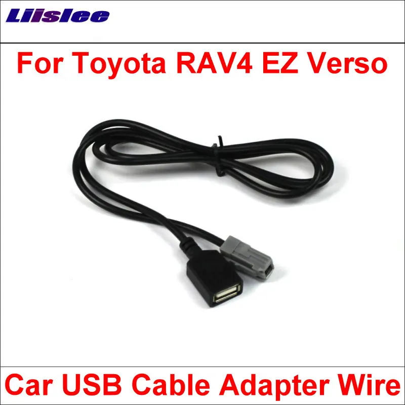 Liislee оригинальные вилки к USB адаптеру Conector для Toyota RAV4 EZ Verso Автомобильное CD радио