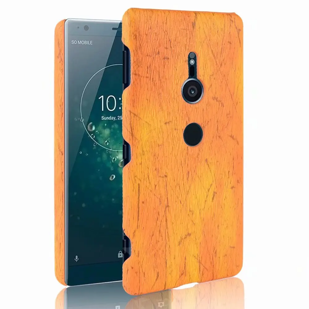 Дерево покрытия кожи для sony XZ2 чехол амортизирующие трудно шт мобильного