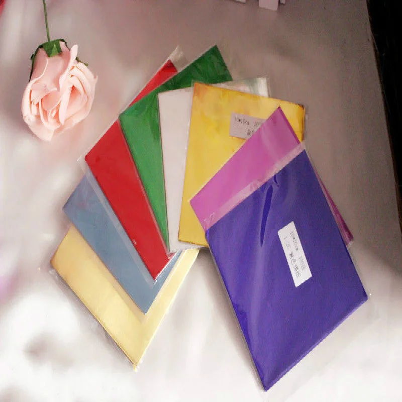 100 шт./компл. 3 15 &quotx 15&quot Мути Цвет Еда Алюминий Фольга DIY шоколадные конфеты