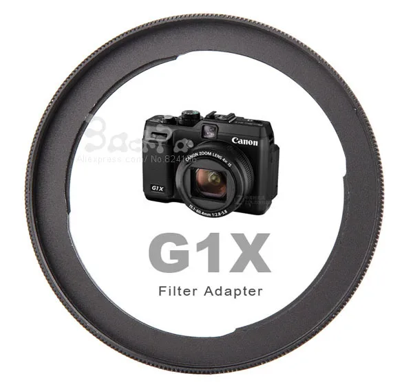 10 шт. для Canon PowerShot G1X адаптер фильтра объектива камеры алюминиевый FA DC58C до 58 мм УФ
