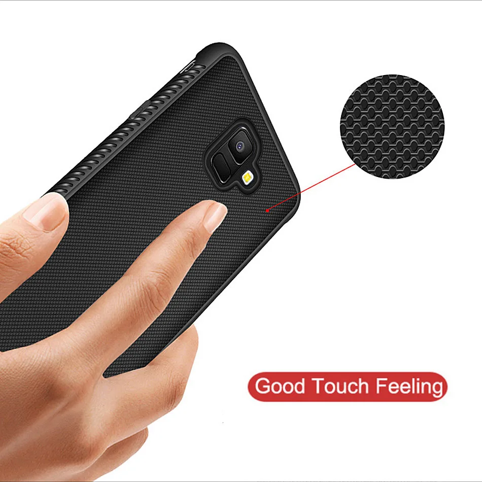 Case For Samsung Galaxy A7 2018 Silicone Fitted Cases Soft TPU Anti Slip Cover | Мобильные телефоны и аксессуары