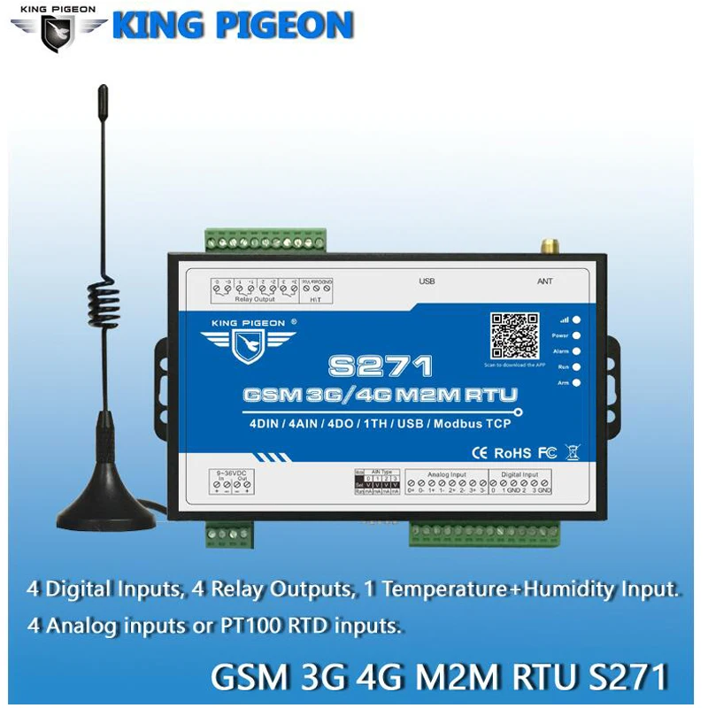 GSM сигнализация с дистанционным управлением система контроля температуры и