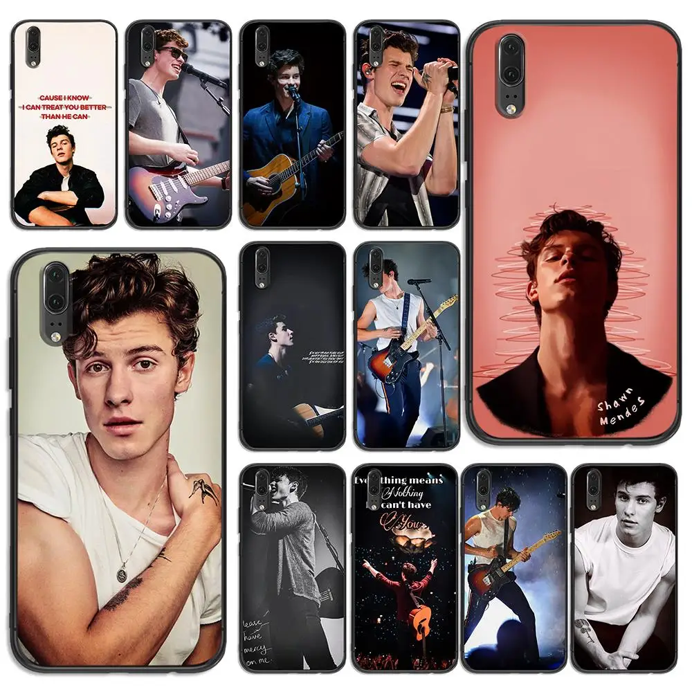 Shawn Mendes для huawei Y6 Y7 Y9 Prime чехол телефона Nova 2i 3 4 3i Lite mate 10 20 Pro черные силиконовые