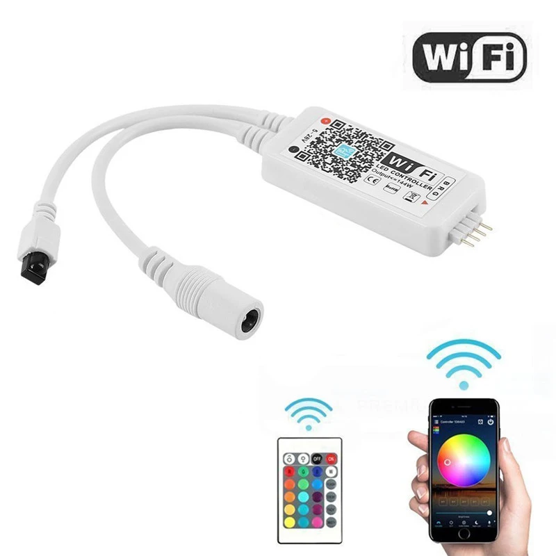 5 м 10 15 wifi 12 В 2835 smd светодиодный светильник гибкие светодиодные ленты