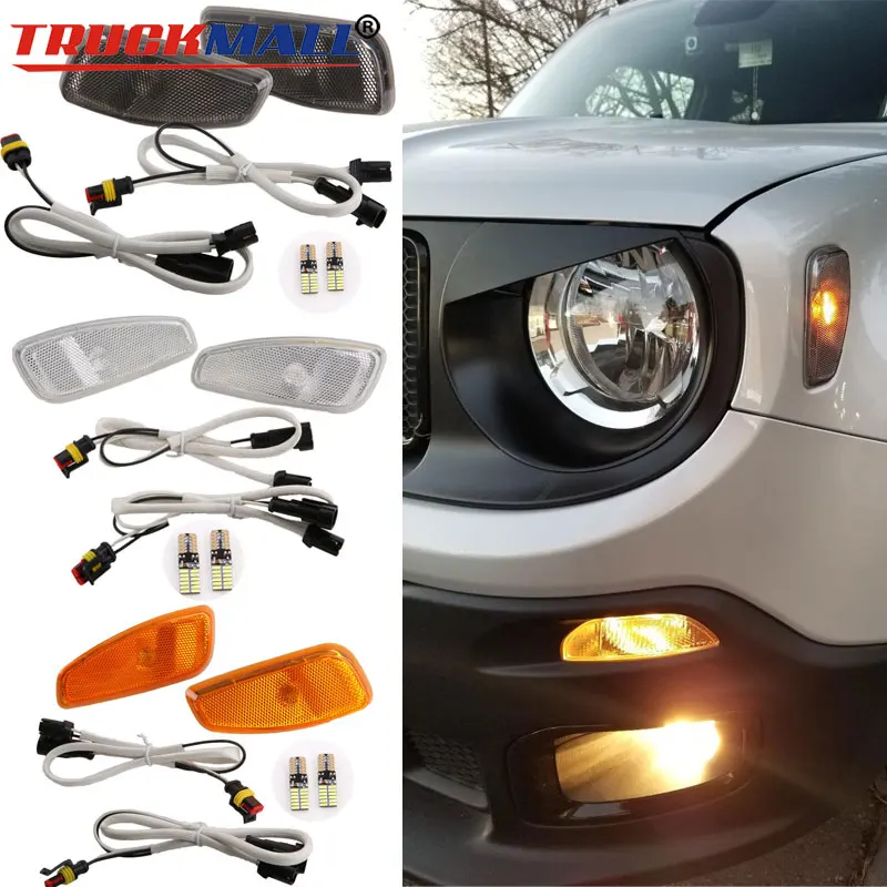 Сигнальная лампа для Jeep Renegade 2015 2016 светодиодные боковые поворотники