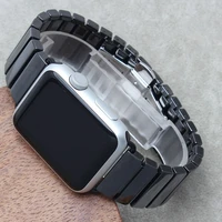 for apple watch series 4 4044mm ceramic watchband 3842mm for apple watch series 1 2 3 band wrist strap bracelet horlogeband