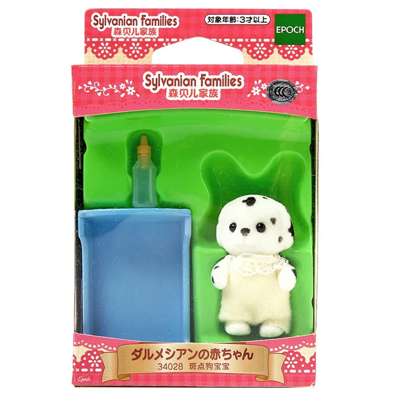 Sylvanian Families Dalmatians Dog Baby Dollhouse животное пушистая игрушка фигурки подарок для девочки