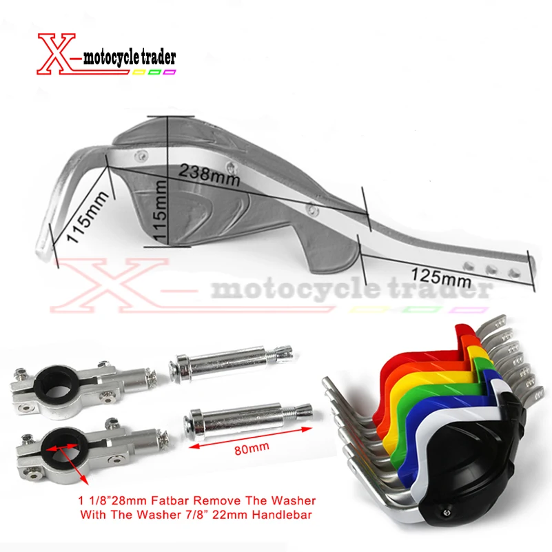 Защитные накладки для мотоцикла щетка езды на велосипеде внедорожнике