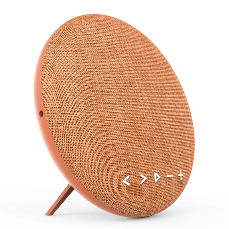 Orange Тканевый Bluetooth динамик портативный беспроводной круглый громкоговоритель звук с поясом 4000 мАч книжная полка для помещений музыка TF AUX звуковая коробка - Цвет: Orange