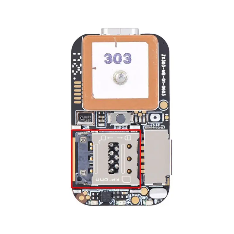 A Супер Мини Размер gps трекер GSM A gps Wifi LBS Локатор веб-приложение отслеживание диктофон ZX303 PCBA внутри - Цвет: A
