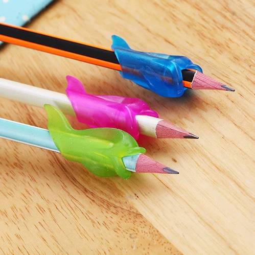 3 шт. силиконовый корректор в виде дельфина|pencil hold|pen holdholding pencil |