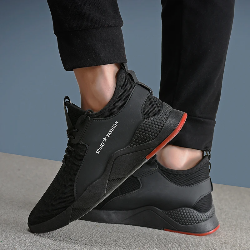 Новинка 2019 года Летняя мужская обувь кроссовки повседневная на шнуровке модная