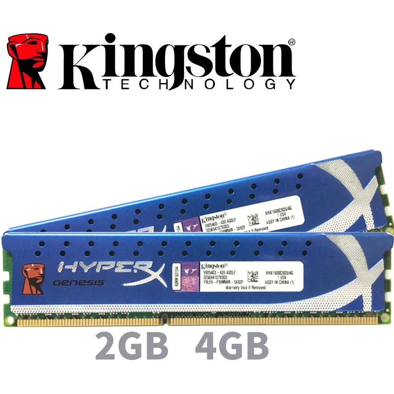 Оперативная память Kingston HyperX для пк модуль памяти настольного компьютера 2 гб 4 DDR3
