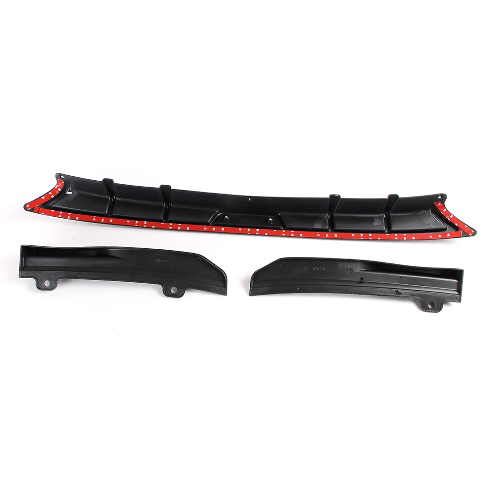 3 шт. стильный задний бампер из АБС-углеродного волокна спойлер для крыла Honda Accord