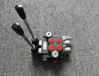 rotary drill rig hydraulic valve 2 spool manual control
