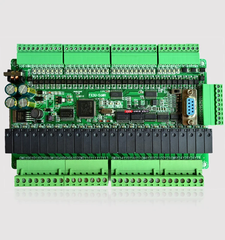 Высокая скорость FX1N FX2N FX3U-56MR/60MR промышленная плата управления с оболочкой