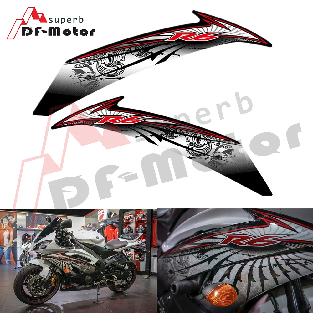 Светоотражающая наклейка обтекатель для автомобиля высокое качество YAMAHA YZF R6 2008