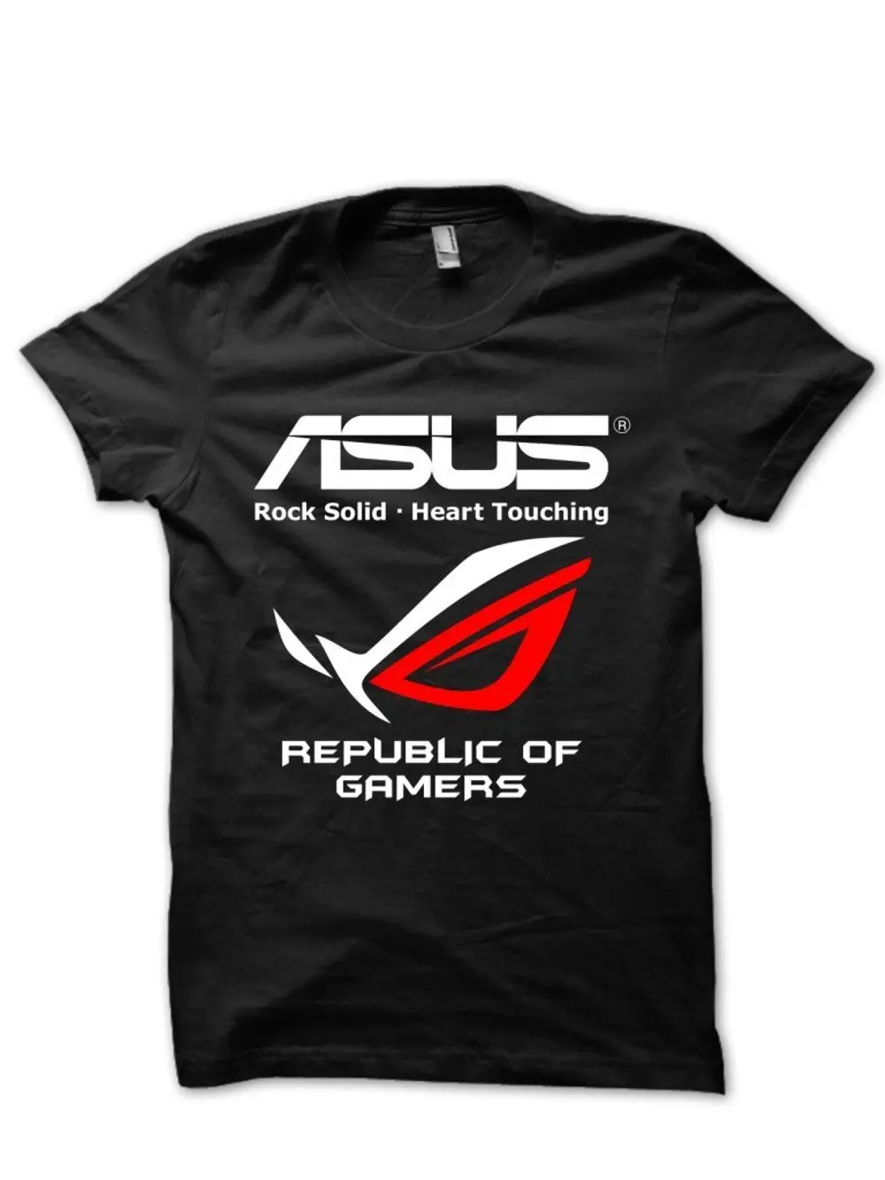 ASUS ROG AMD INTEL NVIDIA футболка Повседневная футболка унисекс хипстерские футболки летние мужские футболки