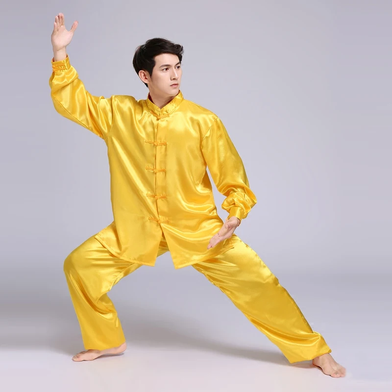 Унисекс Wushu Одежда Боевые искусства искусственный кунг фу костюм для мужчин Тай
