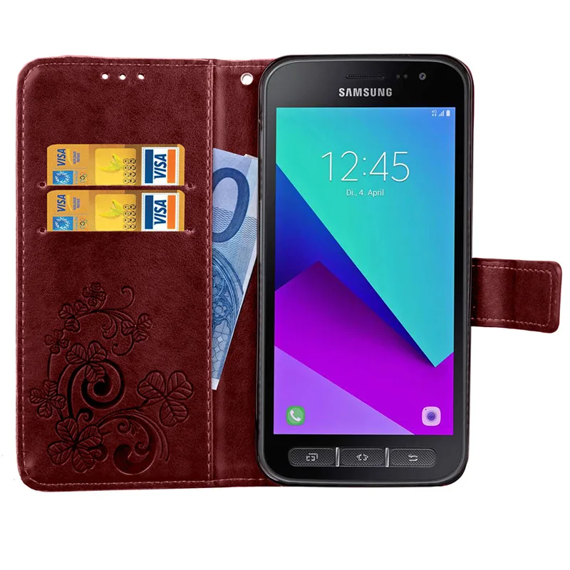 Для samsung Galaxy Xcover 4 Чехол-кошелек кожаный флип-чехол для samsung Galaxy XCover 4 G390F SM-G390F чехол для телефона чехол