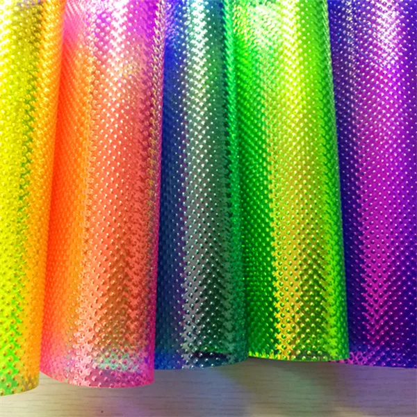 Free shipping 30x120cm transparent PVC hologram waterproof vinyl fabric |