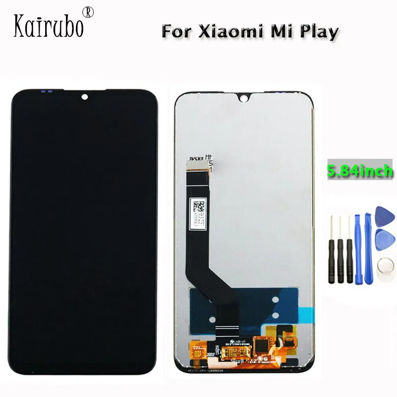 100% Working AAA Quality LCD Screen For Xiaomi Mi Play Display Digitizer Assembly Touch Replacement 5.84" Panel +Kits | Мобильные - Фото №1