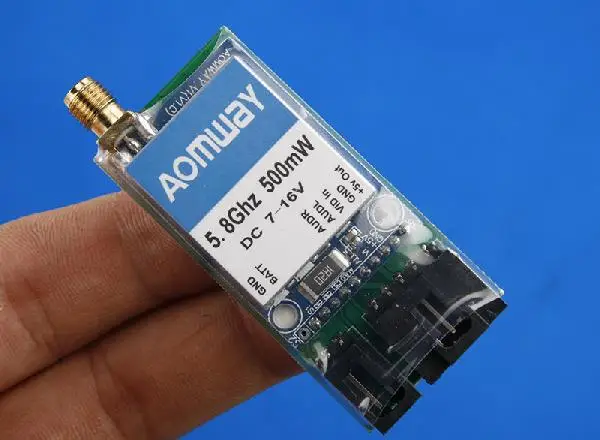 Передатчик AOMWAY 5 8G 15CH 500mW FPV A/V TX DC 7 16V для мультикоптера RC|fpv tx|tx transmitterfpv transmitter |