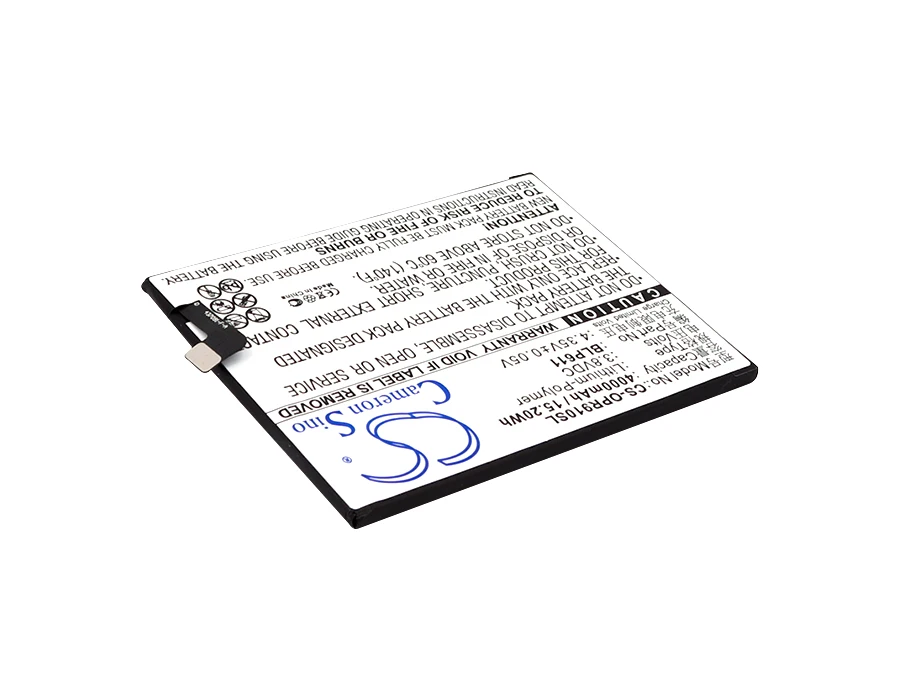 Аккумулятор Cameron Sino 4000 мАч BLP611 для OPPO R9 Plus Dual SIM Plusm A Plustm|4000mah battery|cameron sinobattery for |