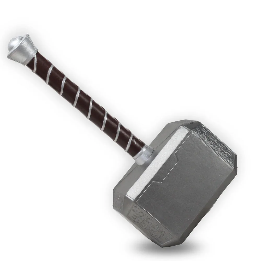 44cmThor's Hammer, косплей, 1:1, Тор, Громовой молот, фигурка, оружие, модель, детский подарок, фильм, ролевые игры, безопасная игрушка из искусственного материала