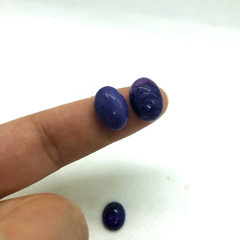 Бусины Charoite из натурального камня 1 шт. ювелирные изделия драгоценные камни