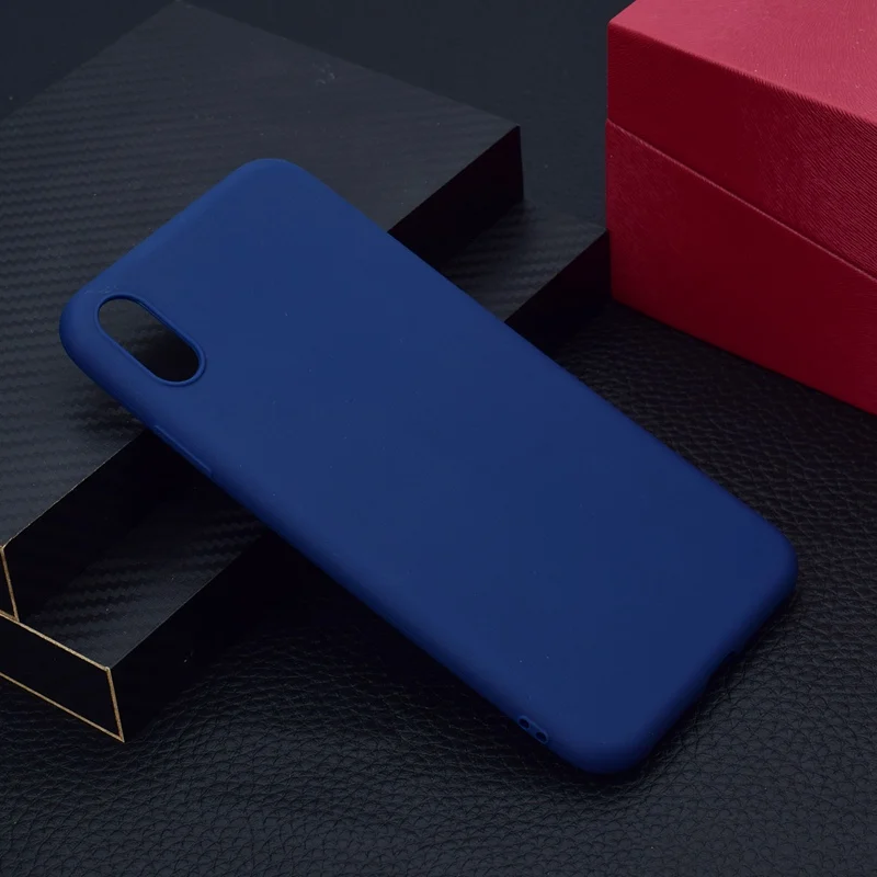 Простой FFor iphone XR чехол Silm Силиконовые мягкие чехлы для XS MAX X Антидетонационная