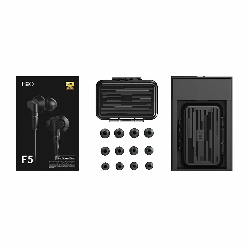 FIIO F5 сбалансированный вкладыши Наушники с mmcx съемная конструкция кабеля mfi