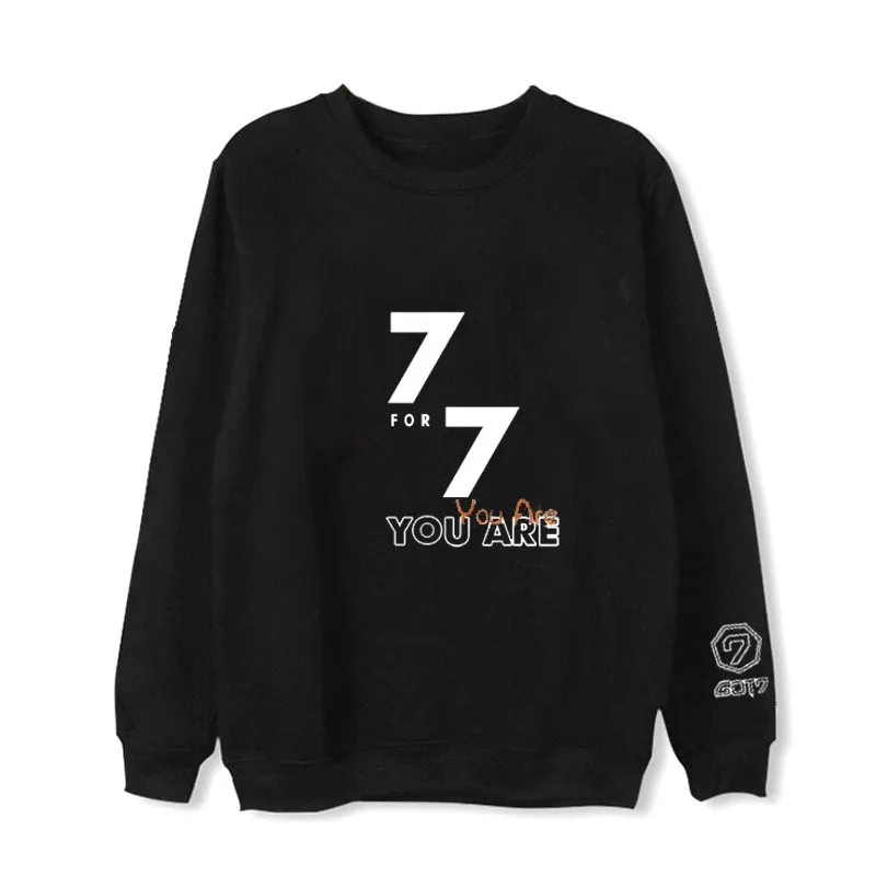 Kpop Got7 альбом 7FOR7 You Are Young Jae свитер с круглым вырезом aid Fight song Одежда Harajuku Корейская