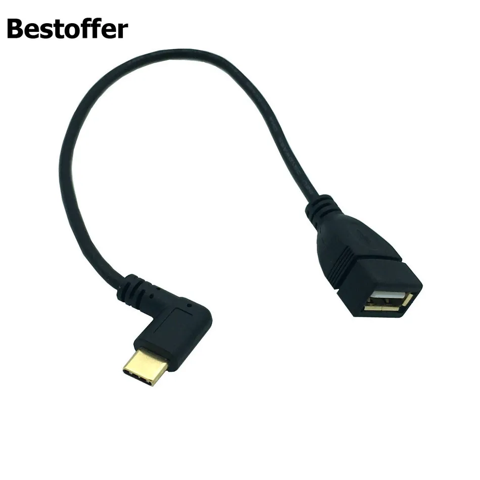 Прямой кабель адаптер с углом вверх/вниз влево/вправо Type C USB 3 1|Кабели передачи