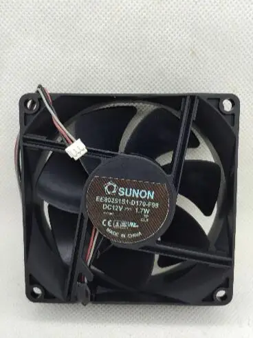 EE80251S1-D170-F99 80*80*25 1,7 W EP6127 12V 3-линейный Вентилятор охлаждения проектора