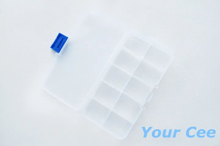 1 шт. пластиковая коробка для хранения компонентов раскладушки 13 2*6 9*2 3 см |