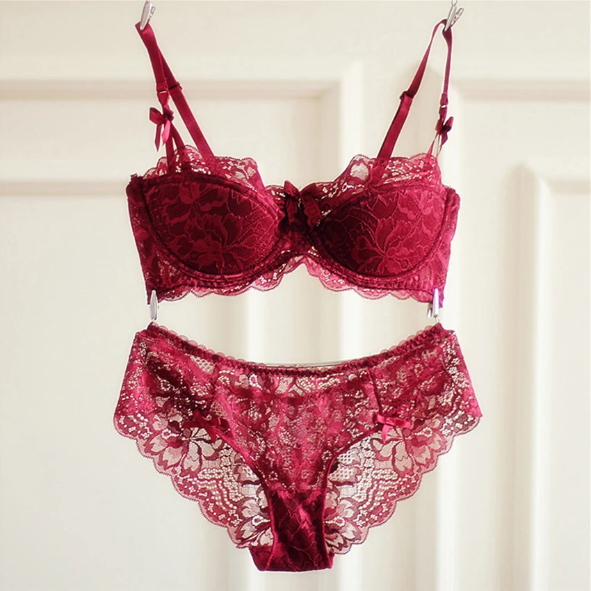 Shitagi Intimates Tow Bow кружевной бюстгальтер и трусы Франция Сексуальное Женское
