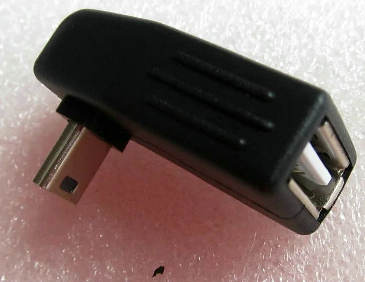 3 шт. переходник с гнездом USB-A 2 0 на гнездо mini usb-b папа 5pin 180 градусов разъем для