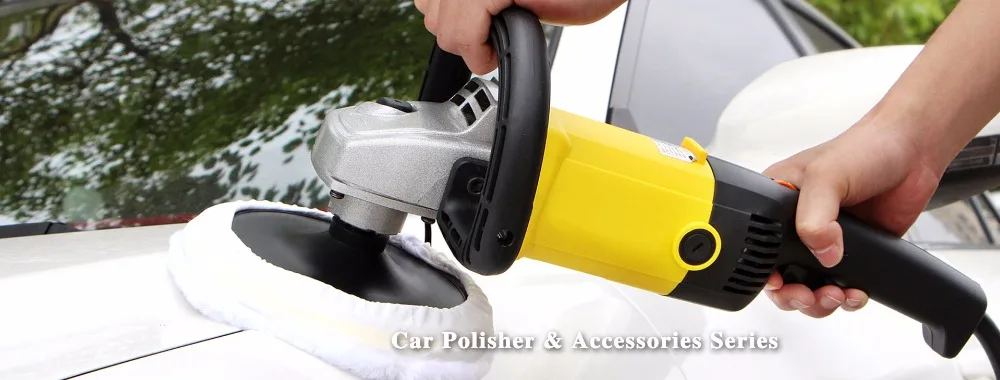 Автомобильный WaxPolisher 1200 Вт переменная Скорость 3000 об/мин 180 мм уход за автомобильной краской инструмента для полировальная машинка шлифовальная машина 220 V M14 Электрический