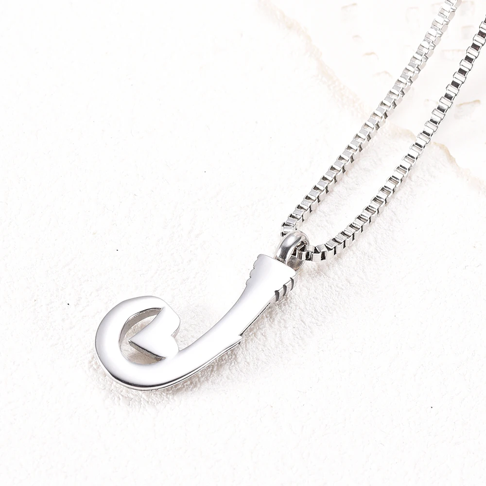 Памятка Fish Hook with Heart Ash Подвеска для кремации ювелирные изделия мам нержавеющая