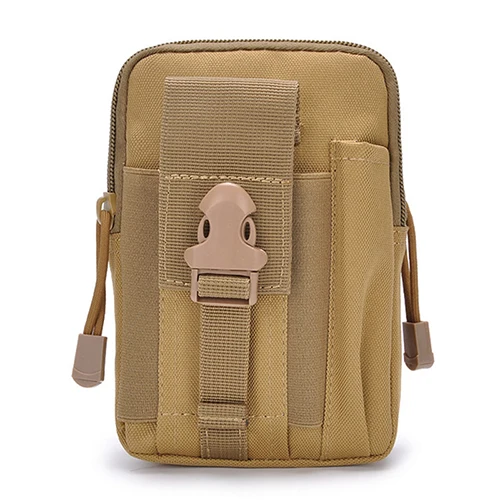 TACVASEN нейлон Molle Сумка поясная сумка маленькая Военная поясная сумка прочная страйкбольная армейская поясная сумка Пейнтбольные аксессуары - Цвет: Khaki