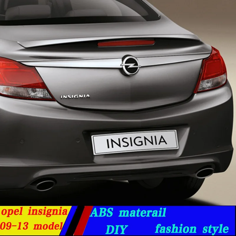 Сью для opel insignia спойлер 2009 2013 Высокое качество ABS Материал заднее крыло