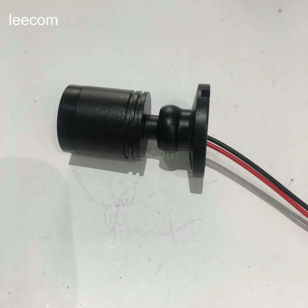 10 шт. D25 * H55mm ЧЕРНЫЙ светодиод под свет в шкафу утопленные потолочные светильники