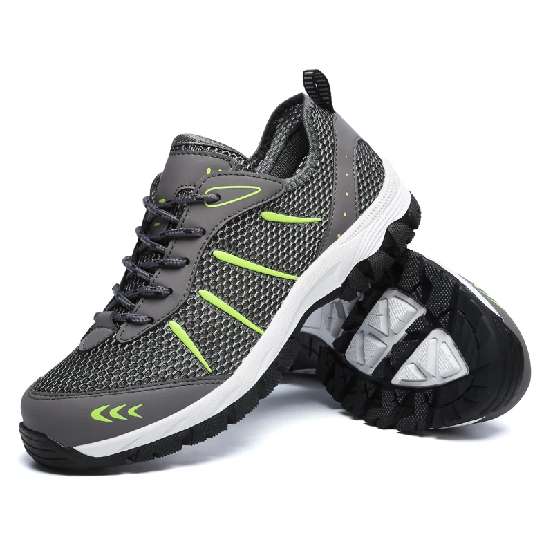 FEVRAL Brand Men Lightweight Sneakers Three Color Platform Breathable Casual Working Shoes Lace Up For | Обувь
