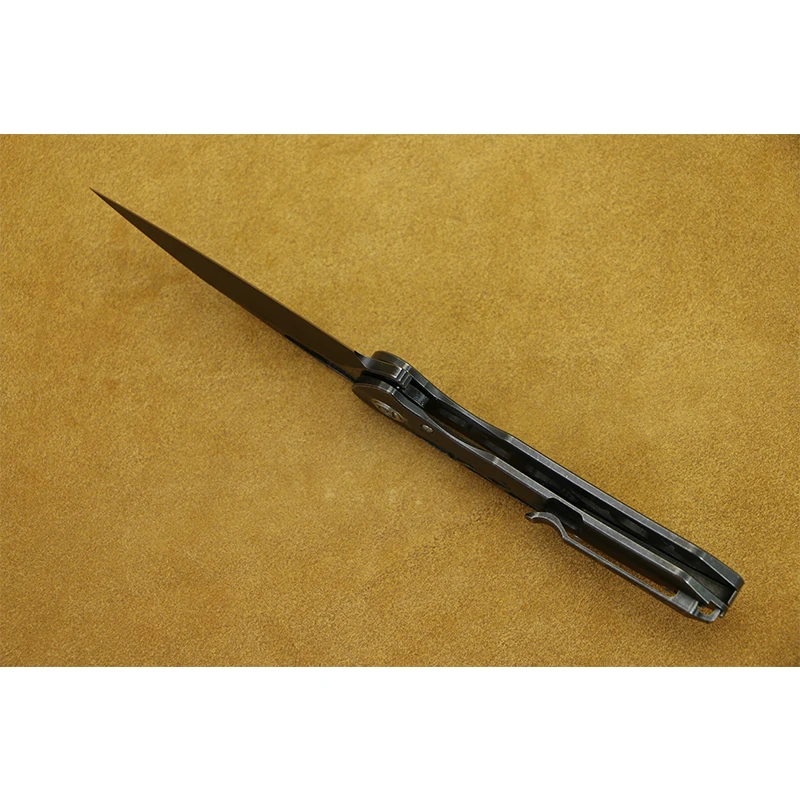 Нож складной Flipper с лезвием S35VN и рукояткой из титана для активного отдыха и охоты CH 3515.