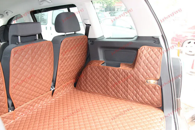 Специальные автомобильные коврики для багажника для Volkswagen Touran 7 мест-2004 водонепроницаемые коврики для багажника для Touran 2010