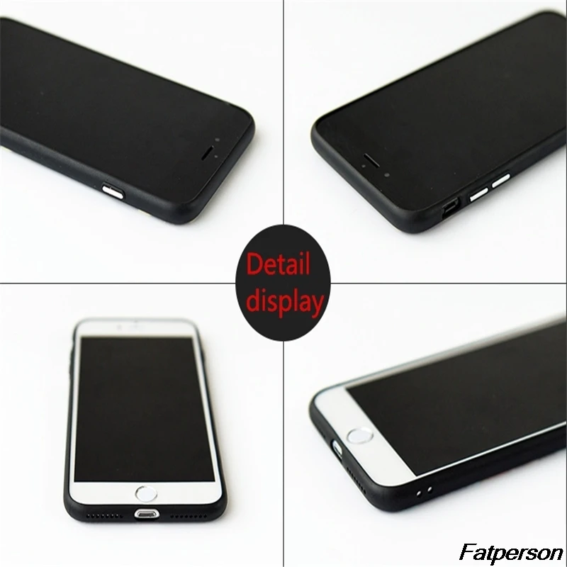 Феи Хвост Черный Мягкий Силиконовый ТПУ чехол для телефона Apple iPhone X10 8plus 7 7plus 6s 6plus