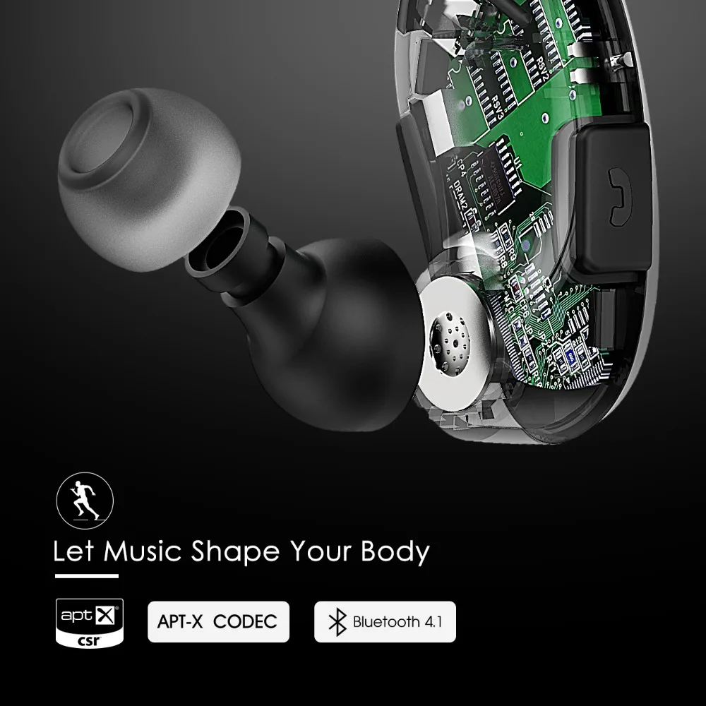 Mpow MBH6 Cheetah Спортивная гарнитура 4 1 Bluetooth наушники беспроводные водонепроницаемые