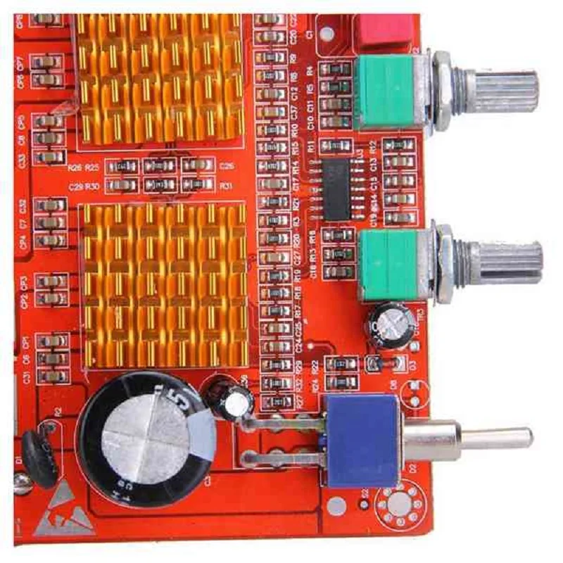Плата цифрового усилителя TPA3116D2 HIFI Цифровой 2 1 канальный сабвуфер супер бас