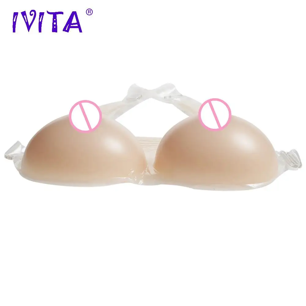 IVITA 3200 г накладные груди реалистичные силиконовые формы с плечевыми ремнями для